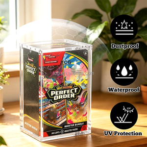 Étui en acrylique TCG pour les nouveaux lots de boosters scellés Perfect Order, Ascended Heroes & Chaos <span class=keywords><strong>Rising</strong></span>, résistant aux UV, pour collectionneurs - Product Image 1