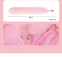SM Sensual Cat-claw Diamond-shaped Silicone Anal Plug Rear-end Training Wear Masturbator Role-playing Tail Adult Sex Toy Bulk