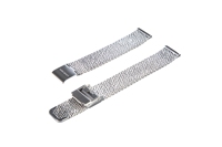 Correa de reloj milanesa de 14mm al por mayor correa de reloj personalizada OEM con patrón en relieve de acero inoxidable 316L para Samsung Huawei Xiaomi