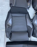 Housses de sièges baquet de course avec motif pied-de-poule pour VW Golf R GTI MK3 MK4 MK5 MK6 MK7 MK8