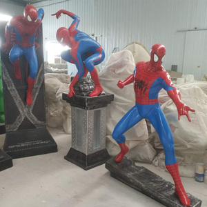 Statua di <span class=keywords><strong>Spiderman</strong></span> in resina di fibra di vetro di alta qualità all'aperto di fabbrica - Product Image 3