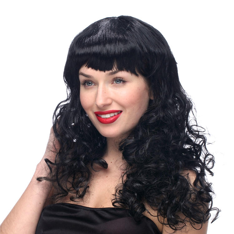 80s Wigs Women Long Curly Synthetic Heat Resistant