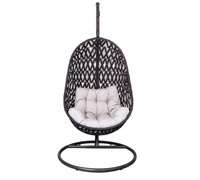 Hamac suspendu de luxe, patio, jardin, maison, terrasse, extérieur, rotin, osier, balançoire, panier, chaise oeuf
