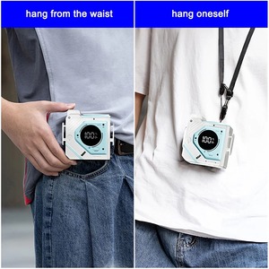 Ventilateur portable de ceinture 3 vitesses, ventilateur de camping extérieur 9800 mAh, ventilateur corporel rechargeable pour le travail en extérieur, l'escalade et la randonnée - Product Image 5