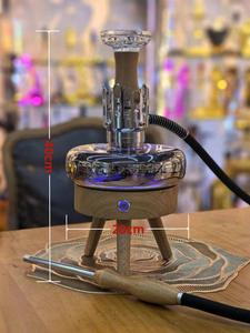 Lujo árabe Original espacio X1 vidrio de madera Hookah conjunto completo Ufo interior Led Light Bar Party Club Hookah Lounge humo Shisha Chicha - Product Image 3