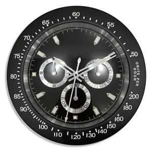 发光豪华角色挂钟，带日期显示罗克斯手表面钟，中国进口家居用品装饰