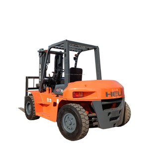 <b>Used</b> HELI K50 Forklift Truck Diesel Engine 7 Ton Load Capacity Large High Standard Flat Clamp - Product Image 1