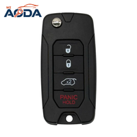 Llave Inteligente para Auto Jeep Renegade de 2/3/4 Botones, FCC ID 2ADFTFI5AM433TX, Chip MQB48, 433MHz