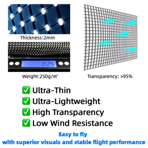 จอ LED โดรน Bestar อัตรารีเฟรช 3840Hz กันน้ำระดับ IP65 อ่านได้กลางแจ้ง มองเห็นได้ 360 องศา สำหรับงานเปิดตัวแบรนด์แอมบาสเดอร์ - Product Image 2