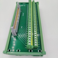 Adaptateur de carte de dérivation de bornier IDC64P-C Station terminale de relais PLC Type de rail DIN Prise mâle