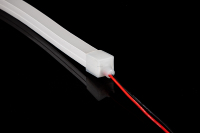 Tira de Luz LED Plana de PVC de 10x10mm, Impermeable IP68, 12W, Ra90, DC24V, Garantía de 3 Años, Regulable, 15 Colores, SMD, Flexible, para Techo y Paneles de Yeso