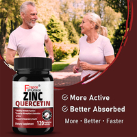 Complément personnalisé de zinc et de quercétine pour hommes et femmes, améliore l'immunité, capsules de zinc et de quercétine pour la santé