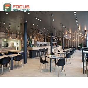 ตู้โชว์กาแฟแบบรวมพร้อมชั้นวางกระจก ตู้โชว์มุม ตู้โชว์ร้านค้าขายกาแฟ - Product Image 5