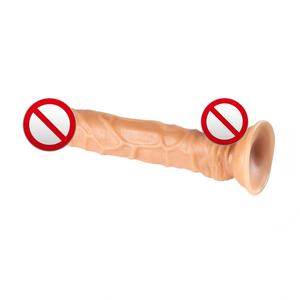 Dildo réaliste imperméable en PVC de 240 mm, jouet sexuel pour adultes, ultra doux, épais, <span class=keywords><strong>anal</strong></span>, pour femmes, avec manche incurvé, portable QS-B003 - Product Image 4