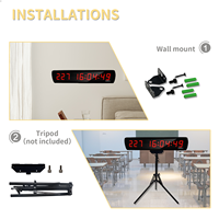 YIZHI 3 inci Digit LED Digital 999 hari hitung mundur Timer dengan Remote Control untuk promosi Supermarket liburan Natal menghitung