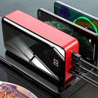 Offre Spéciale grande capacité Portable 50000mAh LCD affichage batterie externe Triple USB Portable chargeur de batterie externe avec lampe de poche