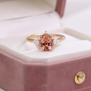 Hot <strong>Sale</strong> 3 Carat <strong>Alexandrite</strong> Gemstone <strong>Ring</strong> Pear Cut Lab Grown Gemstone <strong>Ring</strong> Hand Make 18k Gold <strong>Alexandrite</strong> Wedding <strong>Ring</strong> Women - Product Image 4