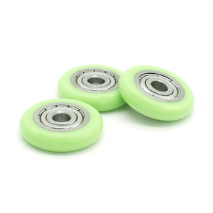 Vente en gros directe d'usine PK630 Poulie à roulement à gorge droite, revêtue de caoutchouc, résistante à l'usure, en plastique technique, diamètre intérieur - Product Image 3