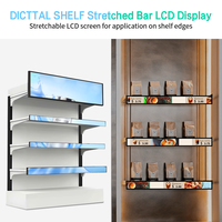 Módulo de Panel de Pantalla LCD para Borde de Estante, Ultra Ancho, con Redimensionamiento, Módulo LCD de Barra Estirada