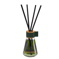 Diffuseur de parfum d'ambiance 30 ml sans flamme, flacon conique, diffuseur à bâtonnets naturels, décoration intérieure, purificateur d'air - Meilleures ventes