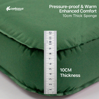 Matelas pneumatique Queen OEM avec logo personnalisé, pompe intégrée, matelas gonflable robuste pour la maison, couchage temporaire