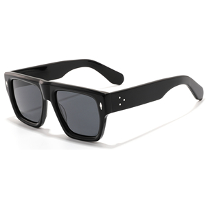 Custom Logo Way farer Sunglasses Full Rim Rectangle Frame Resin Lens Anti-Uv Protection Unisex Adult - Product Image 5