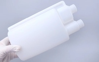 Flacon doseur à double col avec bouchon à vis 100ml 120ml 250ml 500ml 1000ml plastique HDPE pour mesurer le liquide chimique