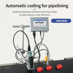 New <span class=keywords><strong>4</strong></span>.3 inch đa kích thước màn hình 12.7 mét trực tuyến máy in phun ngày hết hạn máy in phun máy in Máy in - Product Image 4