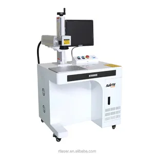100W Fiber Laser Marking Machine JPT Colorful Rotary Laser Digital Printer