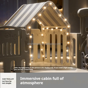 VSUCH parc pour bébé personnalisé parc de jeu intérieur pour bébé cour avec clôture de sécurité grands terrains de football carrés pour enfants clôture de jeu - Product Image 4