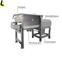 Wldh Industriële Roestvrijstalen Conische Fruitmelk Cacao Plastic Korrels Schroef Lint Mixer Menglint Blender