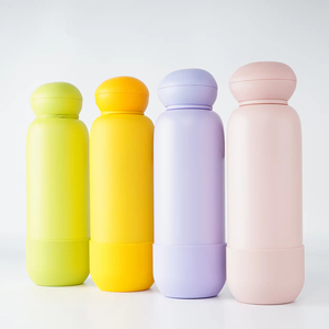 Bouteille isotherme en acier inoxydable 32 oz, design mignon, double paroi, antidérapante, portable, pour le sport et les activités de plein air - Product Image 2
