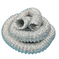 Tuyau flexible en aluminium résistant au feu haute pression, norme ISO -30~+250 pour la ventilation d'échappement 50-400 mm
