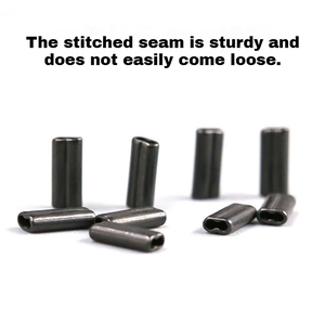 Manchons de sertissage double en cuivre noir mat 0,5-0,8 mm pour ligne de pêche à <span class=keywords><strong>la</strong></span> <span class=keywords><strong>carpe</strong></span>, connecteur de matériel terminal - Product Image 6