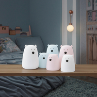 Lampe LED en Silicone pour bébé ours, cadeau d'anniversaire