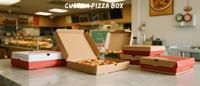 Cajas de Pizza Ecológicas de Papel Kraft Impresas Personalizadas para Comida para Llevar, Empaque de Pizza en Rodajas, Entrega a Domicilio