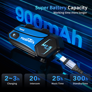 Fodsports M1-S cộng với âm nhạc chia sẻ 10 tay đua 2000m nhóm Tai nghe Bluetooth xe máy Mũ bảo hiểm Bluetooth liên lạc - Product Image 5