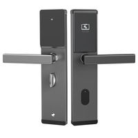 Cerradura Inteligente para Puerta de Hotel con RFID sin Llave, con Sistema de Software de Gestión Gratuito de por Vida, Lector de Tarjetas Inteligentes para Entrada de Hotel o Apartamento