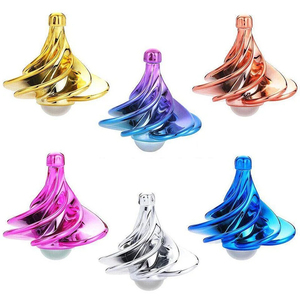 1 pièce Gyroscope pneumatique portable, jouet de bureau anti-stress à souffler, multicolore, cadeau pour enfants - Product Image 1