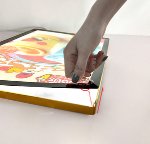 Siêu mỏng Trần treo hộp đèn hai mặt LED hiển thị cửa hàng Bảng <span class=keywords><strong>menu</strong></span> trong nhà dấu hiệu mỏng quảng cáo biểu ngữ - Product Image 5