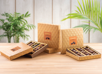 Coffret Cadeau de Dattes de Luxe Personnalisé Certifié Halal, Emballage Écologique Rigide à Fermeture Magnétique pour le Ramadan, l'Aïd, Pâtisseries et Snacks
