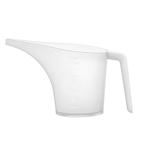 फनल के साथ आसान मात्रा मापने वाला कप साफ प्लास्टिक 1 एल पेस्ट्री केक बनाने - Product Image 2