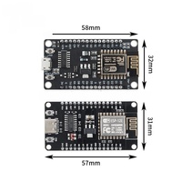 Papan PCB ESP8266 papan PCB CH340 ESP8266 modul papan pengembangan benda Internet WIFI Port seri