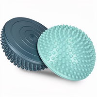 Ballon de massage semi-circulaire premium pour thérapie musculaire des pieds, en PVC gonflable, demi-balle à picots pour massage des pieds, type Durian