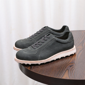 Chaussures Derby décontractées pour hommes <span class=keywords><strong>de</strong></span> style <span class=keywords><strong>vintage</strong></span> en cuir <span class=keywords><strong>de</strong></span> vachette, semelles en caoutchouc antidérapantes, chaussures <span class=keywords><strong>de</strong></span> <span class=keywords><strong>golf</strong></span> respirantes - Product Image 3