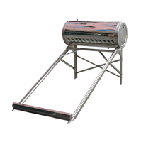 Chauffe-Eau Solaire Non Pressurisé Intégré 100L en Acier Inoxydable 304, Inclinaison 27°