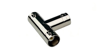 Connecteur BNC en T en cuivre pur BNC-KKK1, adaptateur coaxial RF à trois voies, répartiteur 3 femelles