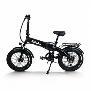 Vélo électrique pliable à pneus larges 20*4 pouces, 48V, 7 vitesses, cadre en alliage d'aluminium, moteur à moyeu arrière, batterie au lithium 504Wh pour trajets urbains - Product Image 6