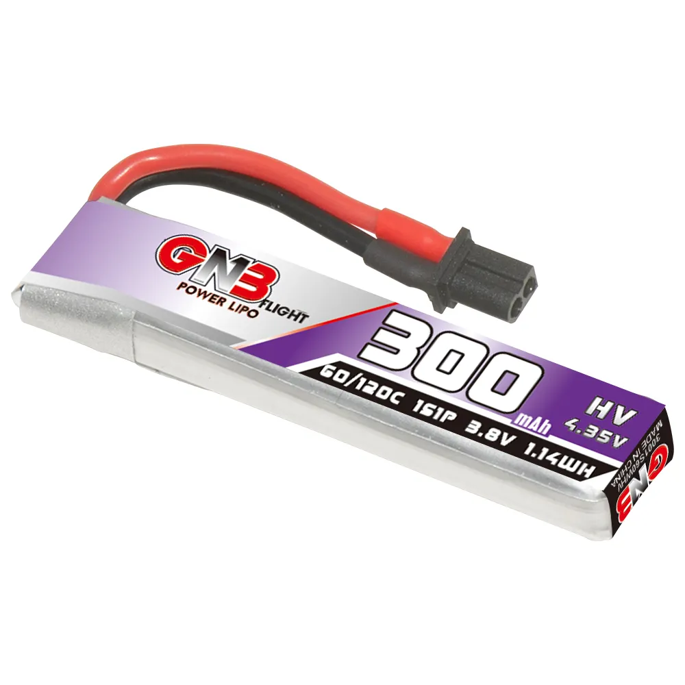 GAONENG GNB 1S 300mAh 3.8V 60C 120C A30 Connector HV LiHV RC LiPo Battery FPV Drone Helicopter Whoops