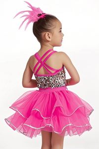 Falda de punto de Spandex brillante con espalda de tiras Dobladillo de lentejuelas rizadas sobre calzoncillos adjuntos para Tap & Jazz Dancing Usable en el escenario - Product Image 2